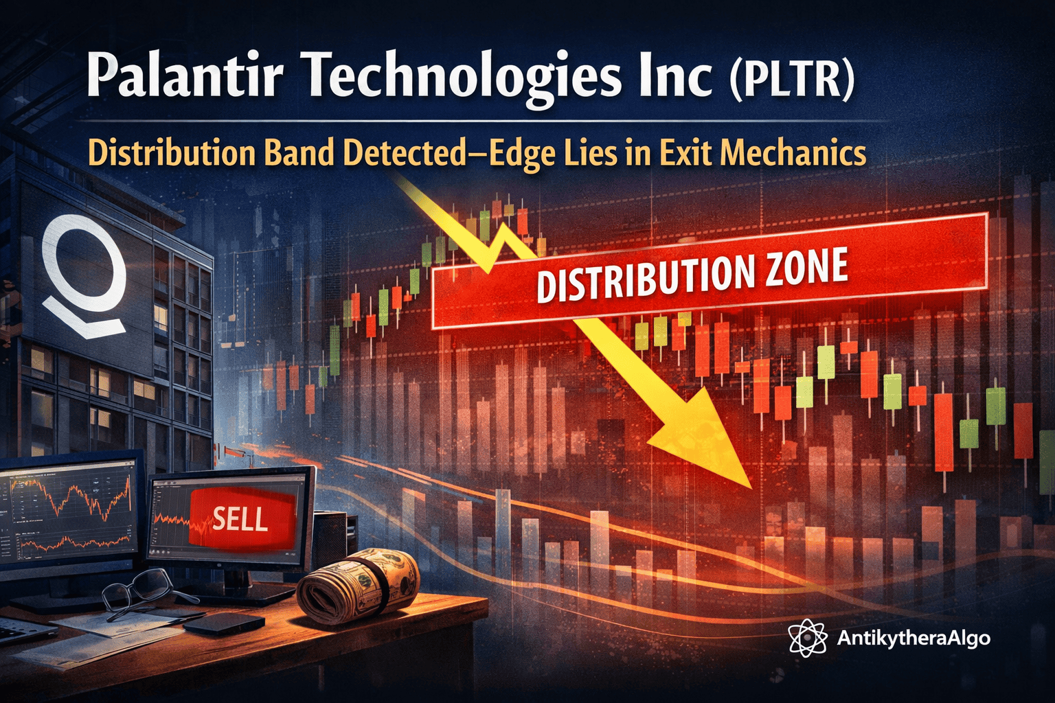 Palantir Technologies Inc(PLTR): Distribution band detected—edge lies in exit mechanics.